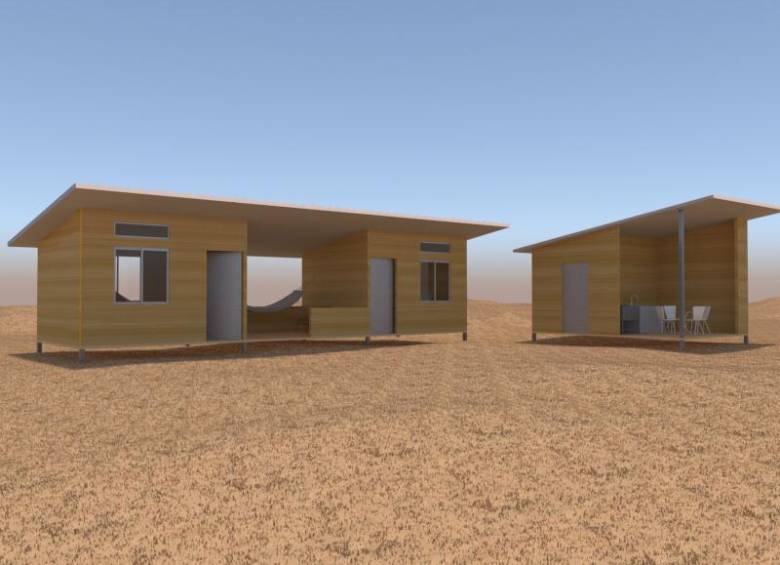 Diseño para una vivienda en La Guajira.