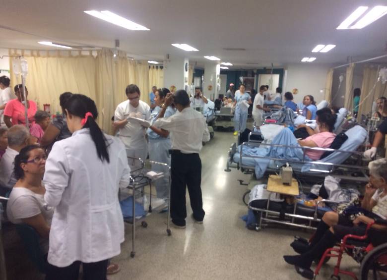 Sala de urgencias del Hospital San Vicente Fundación. FOTO CORTESÍA. 