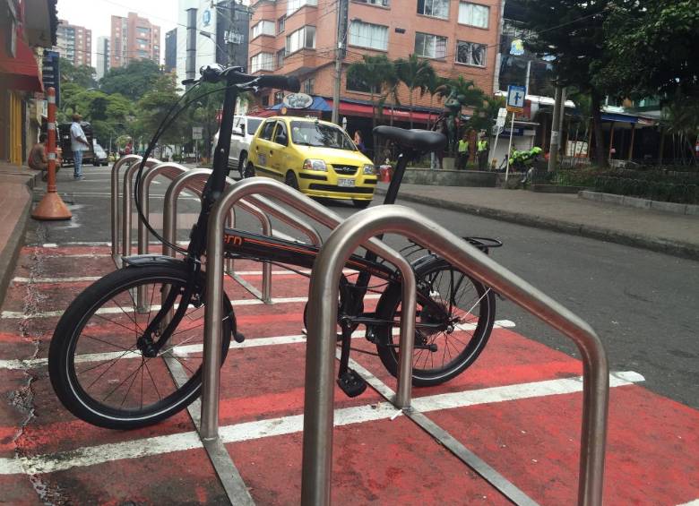Medellín cuenta con siete biciparqueaderos. FOTO Cortesía Telemedellín 