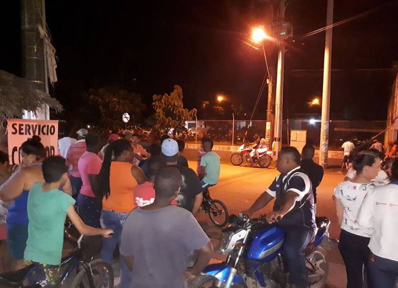 Alrededores de la estación de policía de Caucasia. FOTO NP NOTICIAS