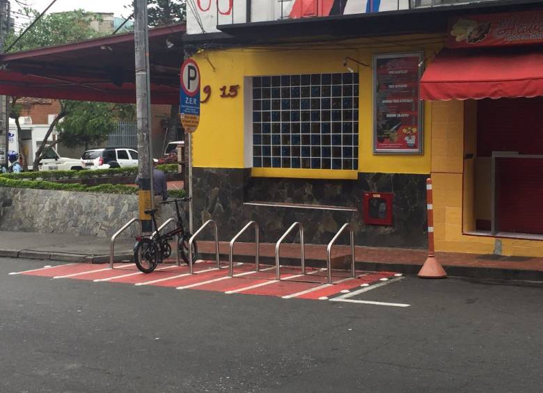 Medellín cuenta con siete biciparqueaderos. FOTO Cortesía Telemedellín. 