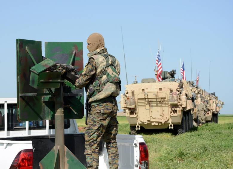 Las tropas de EE.UU. han combatido al Estado Islámico junto con los kurdos en Siria. FOTO EFE