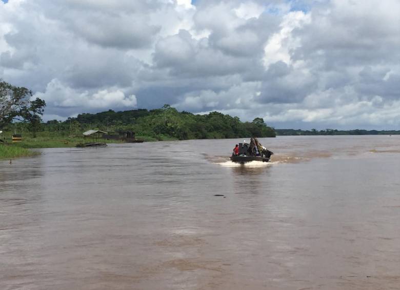 Río Putumayo, a la altura de Puerto Leguízamo, jurisdicción de la Armada. FOTO Colprensa