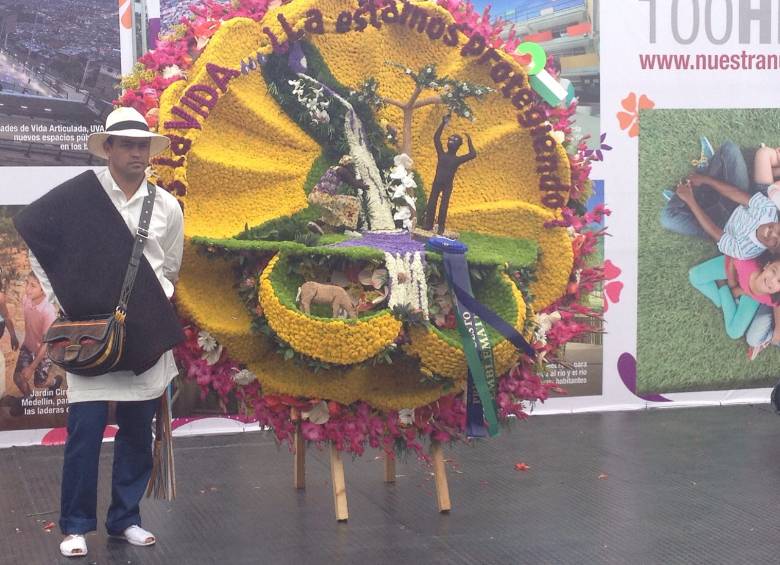 Fabián Atehortúa Hincapié fue el ganador el la categoría Emblemática. FOTO EDWIN BUSTAMANTE