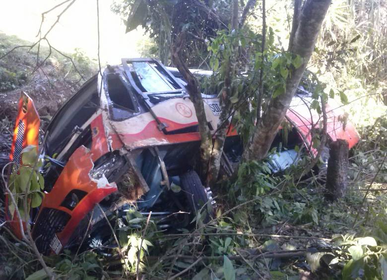 El accidente se produjo la tarde de este sábado. FOTO DAPARD. 