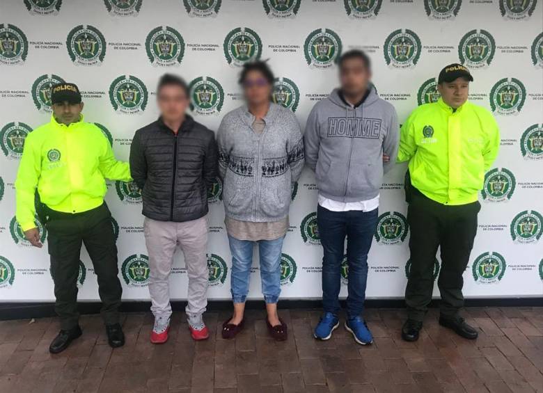 Capturados por falsificación de documentos para visa americana. FOTO: CORTESÍA