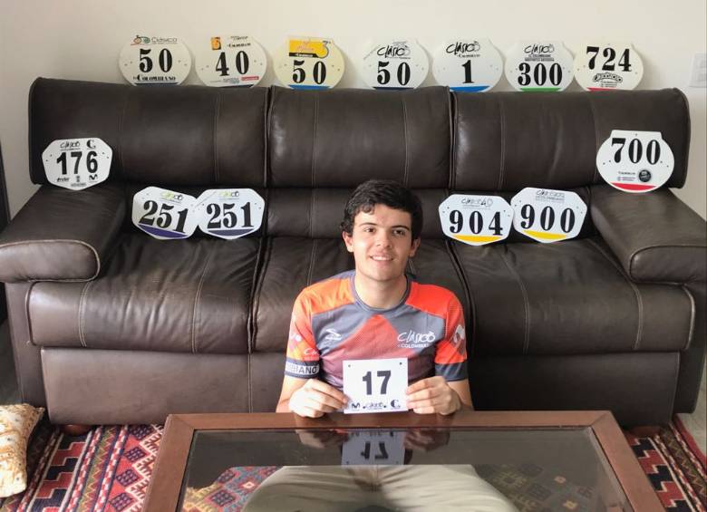 Camilo López tiene como mejor resultado el sexto puesto que logró hace 10 años. Se esfuerza por mejorar esa posición. Competirá en la categoría novatos A, de 19 a 34 años. FOTO CORTESÍA