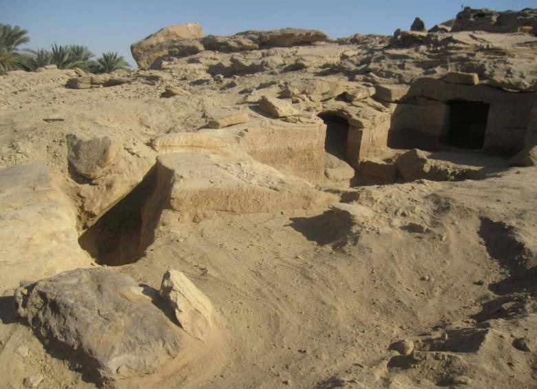 12 nuevos cementerios egipcios fueron hallados en Gabal al-Silsila. FOTO Reuters