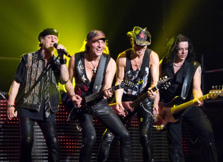 La banda alemana Scorpions. Foto: Pública