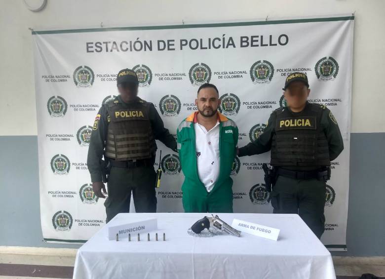 Capturado alias “Agapo”, presunto cabecilla de combo “Pachelly” de Bello. FOTO CORTESÍA POLICÍA