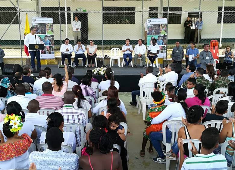 Intervención de Duque en Machuca. FOTO Manuel Saldarriaga, enviado especial Segovia 