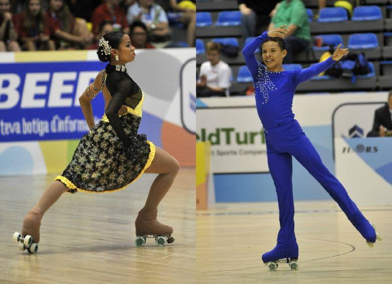 Brayan y Viviana sueñan con ser campeones mundiales en Cali, en septiembre próximo. FOTO Luis Ramírez Fedepatin