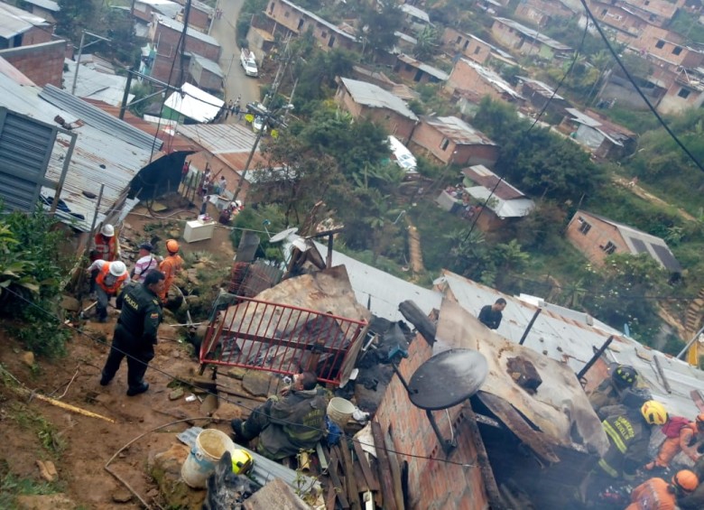 Incendio consumió viviendas en Manrique, nororiente de Medellín