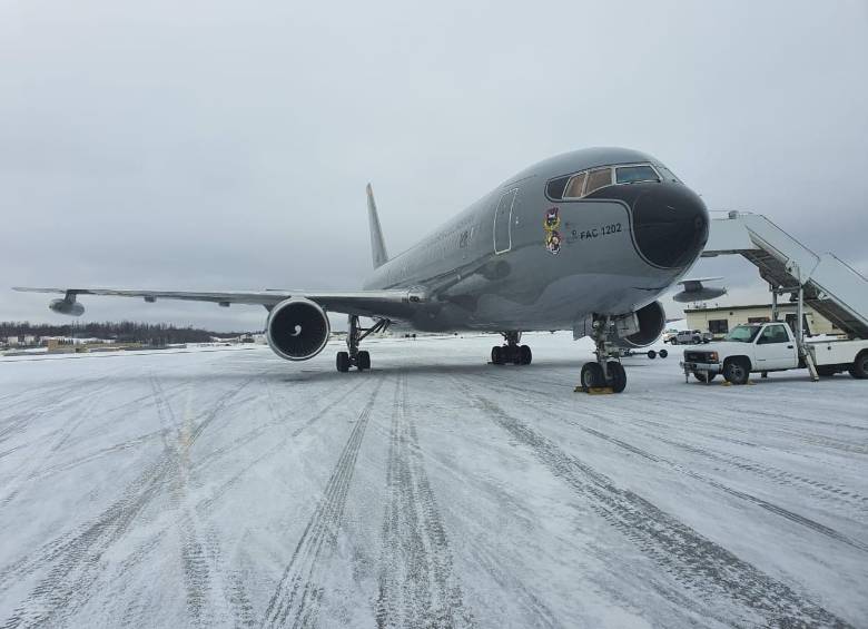 El vuelo hacia Corea del Sur y luego a China avanza sin contratiempos, según la FAC. FOTO CORTESÍA