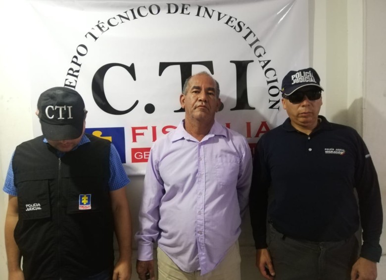 Freddy Castro Salas fue detenido en Sabanalarga, Atlántico. FOTO Cortesía