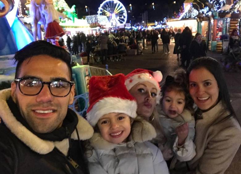 Falcao sube frecuentemente a su cuenta de Instagram fotos con su familia. Fotos: Instagram. 