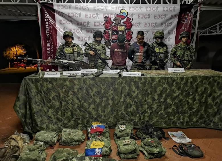 Captura de alias “El Indio Amansador”. FOTO Colprensa