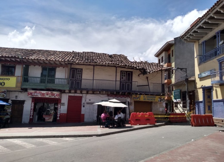 La “Otra Casa”, ubicada en el centro de Marinilla, albergó a un prócer de la época de la Independencia. FOTO cortesía