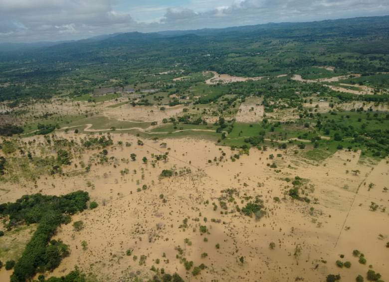 Autoridades adelantan la contabilización de los damnificados en la zona afectada por las lluvias. FOTO Cortesía Dapard