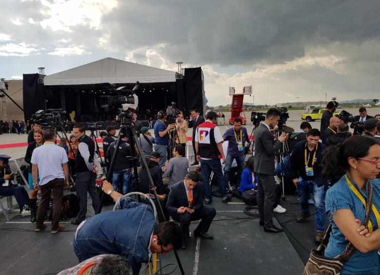 El Papa ya está en territorio colombiano