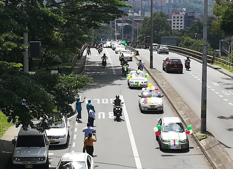 Paralelo a Medellín, en Bogotá, donde el abogado Javier Ordóñez murió en medio de un cuestionado procedimiento policial, también se adelantan movilizaciones. FOTO JAIME PÉREZ