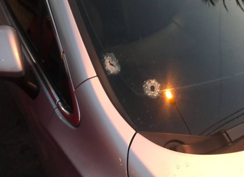 En la tarde de este lunes funcionarios de la Alcaldía de la Pintada fueron baleados. FOTO CORTESÍA 