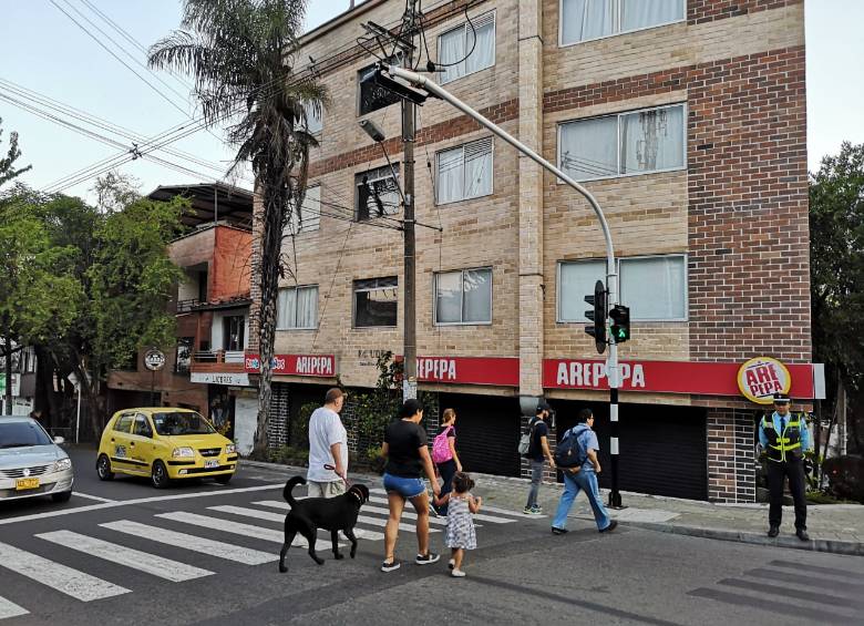 Cruce inaugurado en el barrio La Milagrosa. FOTO CORTESÍA