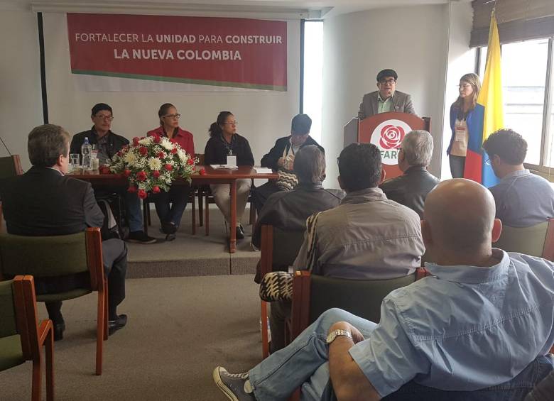 Las primeras reuniones del Consejo Nacional de Comunes se hicieron en la sede del partido Fuerza Alternativa Revolucionaria del Común (Farc), lideradas por “Timochenko”. FOTO Cortesía NC Noticias