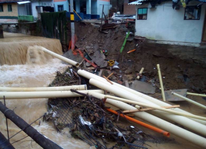 Así se ve la bocatoma de Epm en La Valeria. FOTO CORTESÍA