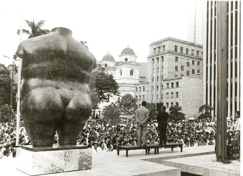 El acto de inauguración fue solemne y tuvo masiva asistencia. FOTO ARCHIVO EL COLOMBIANO