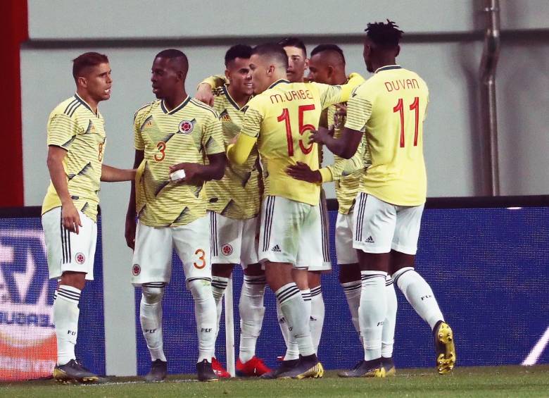 Dávinson Sánchez, con 32 partidos en Selección, fue el más experimentado entre los titulares ante Corea. A pesar del poco rodaje en Selección los jugadores mostraron personalidad. FOTO efe 