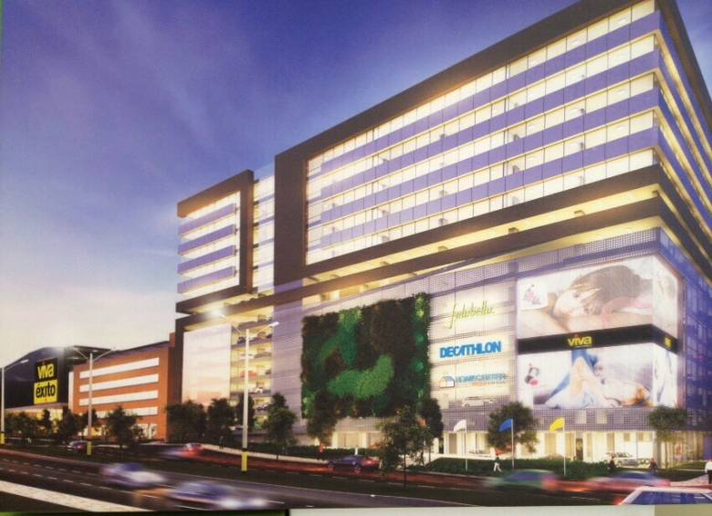 Así luciría el centro comercial Viva Envigado. FOTO CORTESÍA