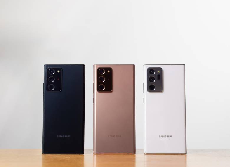 Este teléfono viene en negro, dorado y blanco. Foto: Cortesía