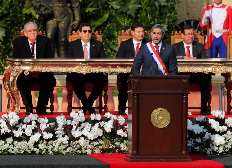 Mario Abdo Benitez, presidente de Paraguay. FOTO: REUTERS