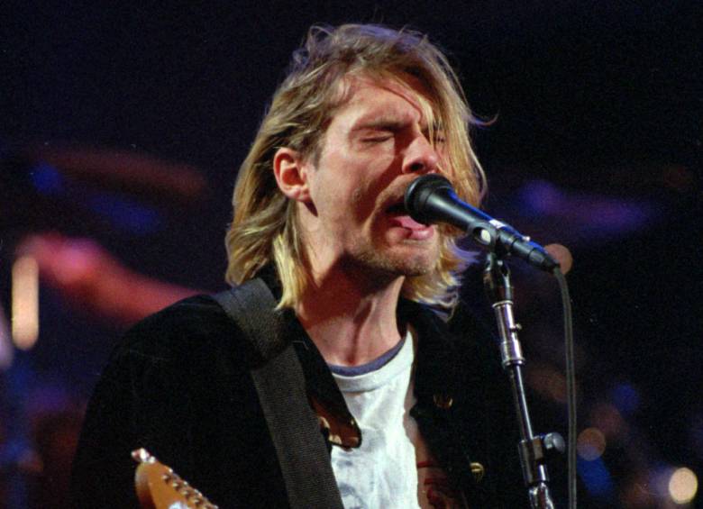 Kurt Cobain, exlíder de Nirvana falleció en 1994. FOTO AP