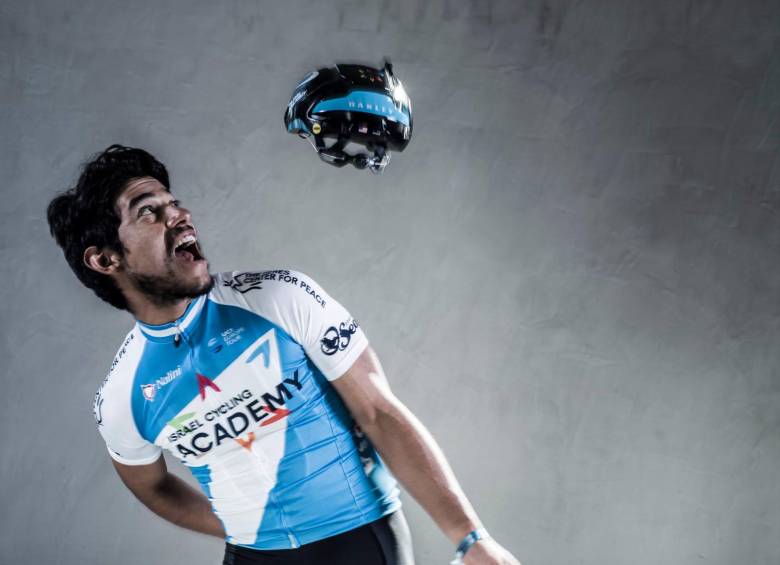Edwin tuvo buena regularidad en 2019. Ganó una etapa en el Tour de Ruanda y se impuso en el GP Internacional de Fronteras y la Sierra de la Estrella, Portugal. FOTO CORTESÍA Israel Cycling 