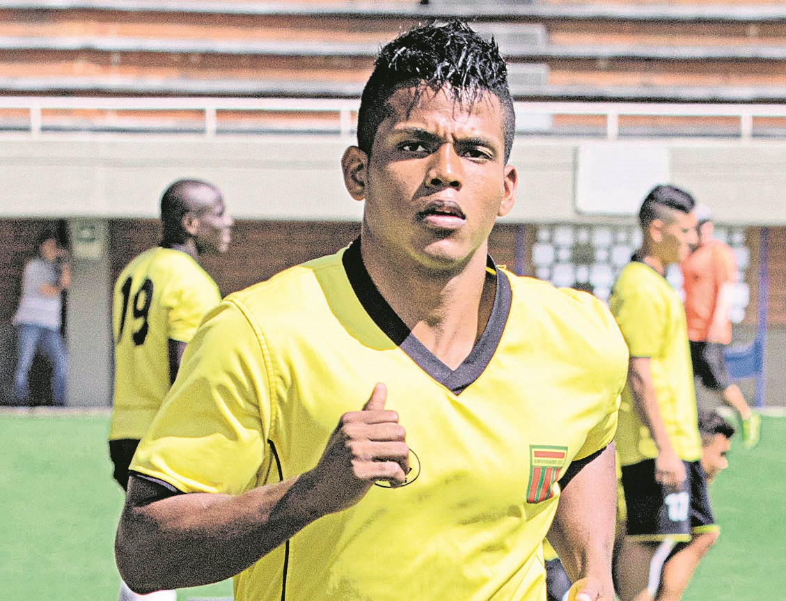 El volante Fáber Cañaveral se caracteriza por el buen remate de media distancia y la técnica. FOTO donaldo zuluaga