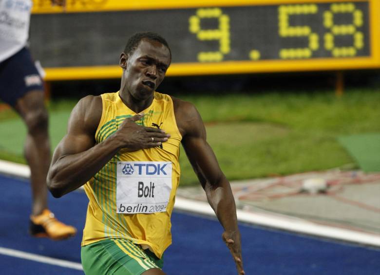 Usain Bolt, de Jamaica, el dueño de los récords olímpicos de los 100 y 200 metros planos. FOTO Archivo