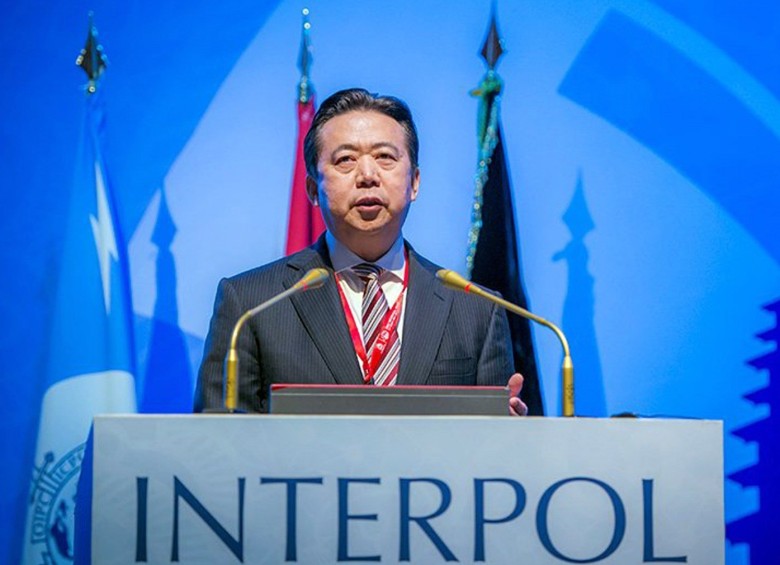 Hongwei Meng, presidente de Interpol. FOTO: EFE