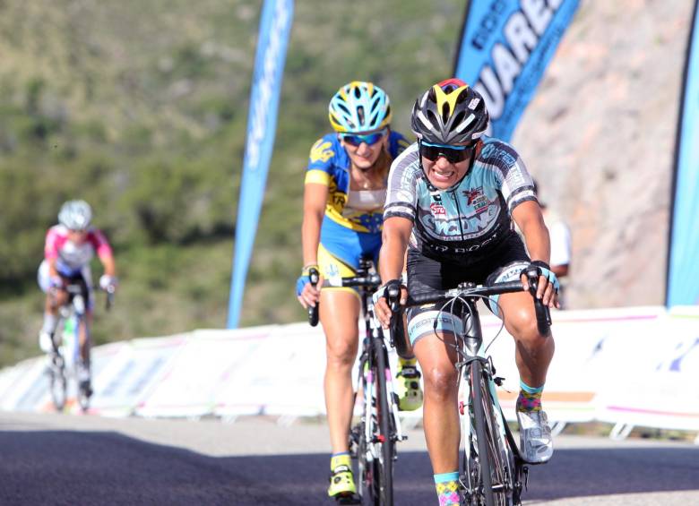 Ana Sanabria es la favorita al triunfo en la Vuelta a Colombia. FOTO CORTESÍA LUIS BARBOSA