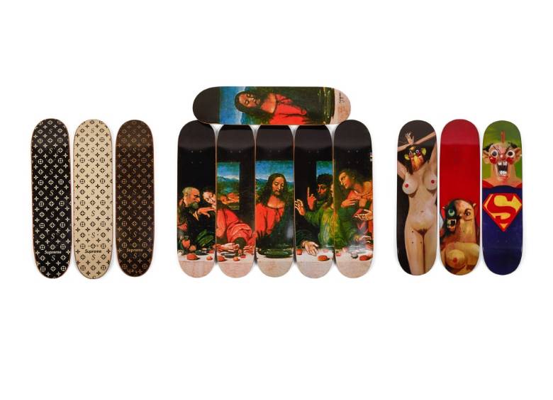 La casa de subastas lo define como un “archivo histórico que entrelaza la cultura de ropa urbana, el lujo, el arte y el skate”. Foto: Cortesía Sotheby’s