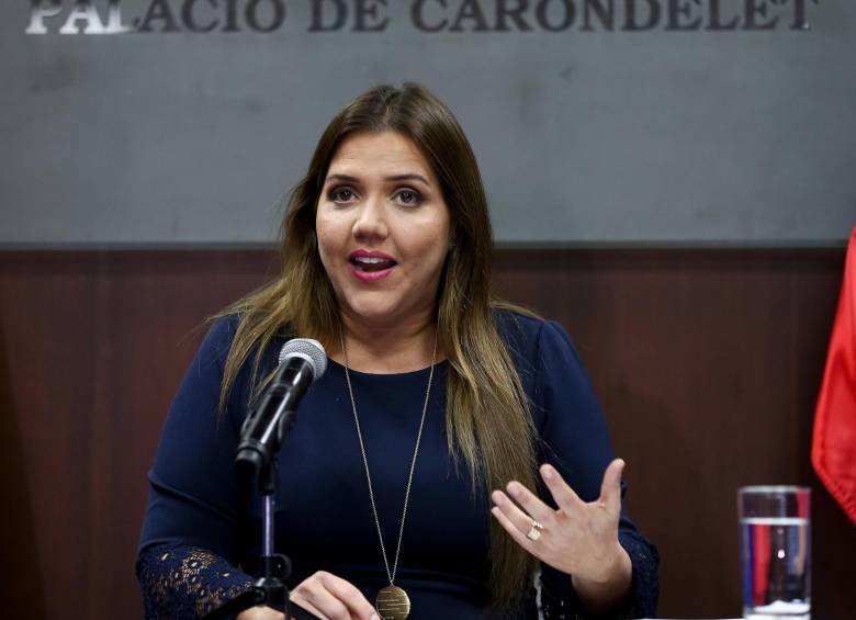 María Alejandra Vicuña. FOTO EFE