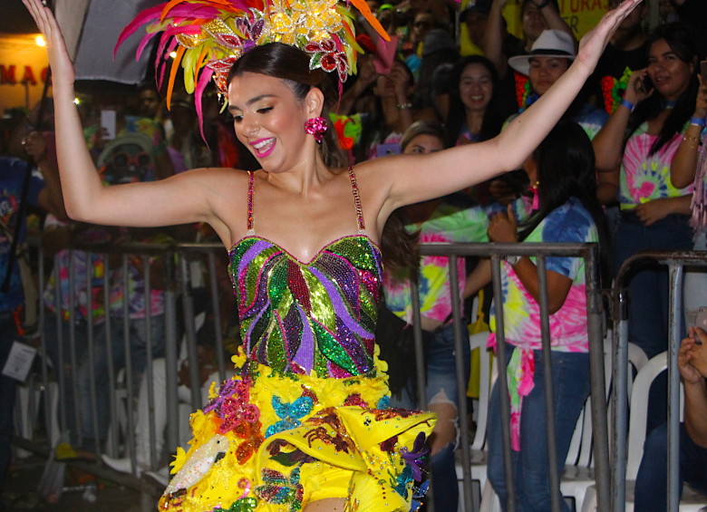 Con La Guacherna se dio inicio al Carnaval de Barranquilla 2019, que esta vez fue en honor a Esthercita Forero. Foto: Colprensa