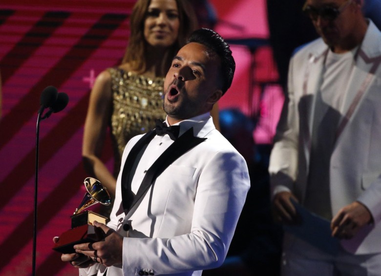 Luis Fonsi ganó cuatro Latin Grammy por su canción Despacito. Este 28 de enero se entregan los Grammy ¿Ganará en alguna de las tres categorías por las que está nominado?. FOTO Reuters