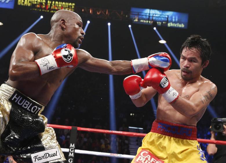 La pelea del siglo decepcionó a muchos seguidores del boxeo. FOTO AFP