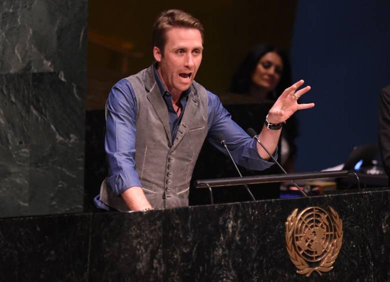 El actor Philippe-Pierre Jacques-Yves Arnault Cousteau Jr. es hijo de Philippe Cousteau y nieto de Jacques Cousteau. Ha continuado el legado familiar en educación ambiental. Foto: AFP