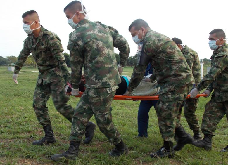 Foto para ilustrar atención médica del Ejército en el país. FOTO: ARCHIVO COLPRENSA.