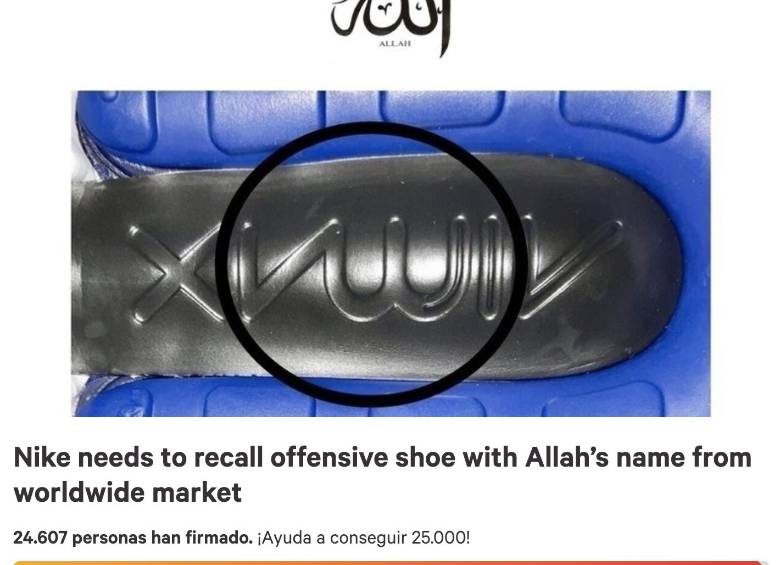 Musulmanes exigen a Nike retirar las Air Max 270 por polémico diseño