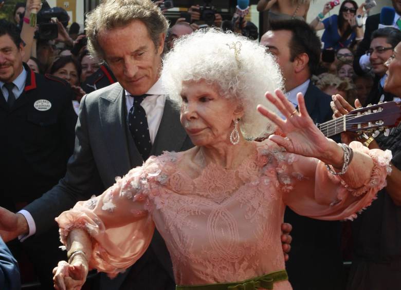 La Duquesa de Alba disfrutaba mucho el flamenco. FOTO Reuters