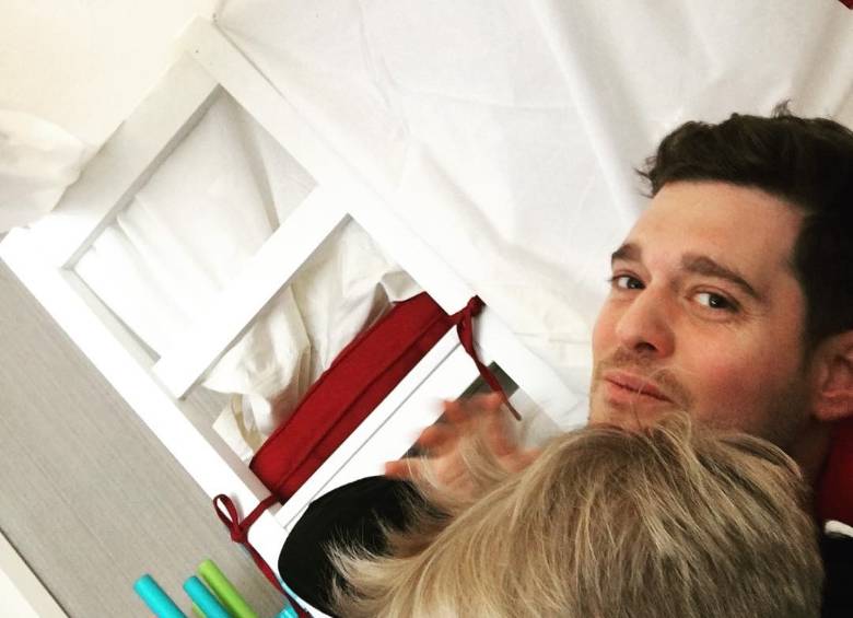 Noah, el hijo mayor de Michael Bublé, tiene 3 años. FOTO Instagram.com/michaelbuble
